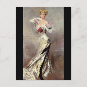 Countess Zichy - Boldini Postcard