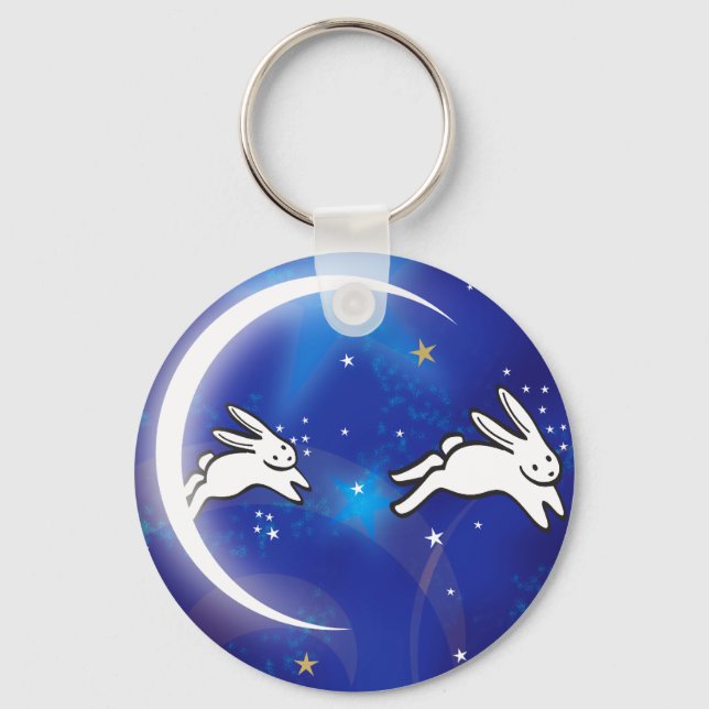 Counting Bunnies Keychain (Front)
