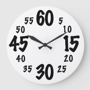 Counting by Fives Large Clock