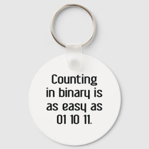 Counting In Binary Keychain