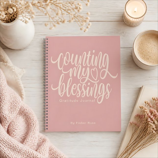 Counting My Blessings Personalized Gratitude Notebook (Creator Uploaded)