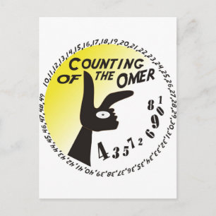 Counting of the Omer Postcard