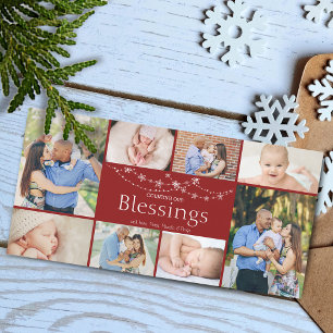 Counting Our Blessings   Christmas Photo Card