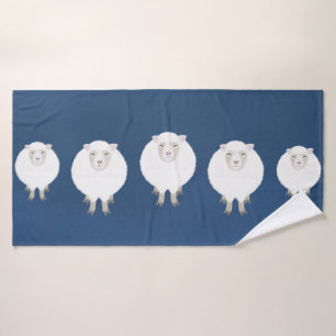 Counting Sheep Bath Towel
