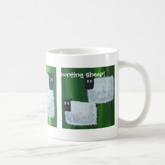 Counting sheep coffee mug