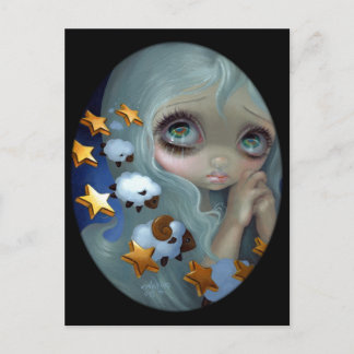 "Counting Sheep" Postcard