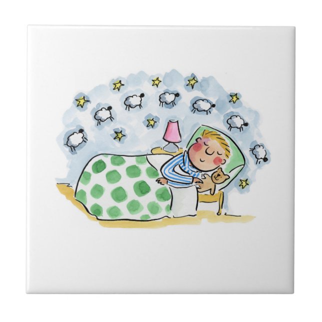 Counting Sheep Tile (Front)