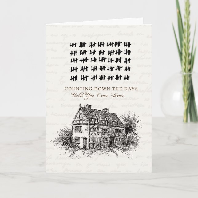 Counting The Days Card (Front)