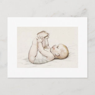 Counting Toes Postcard