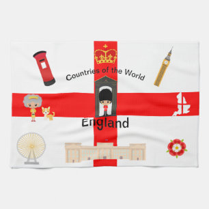 Countries of the World - England 1 Kitchen Towel