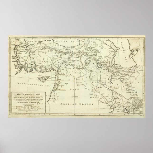 Countries Situated between Shiraz Poster (Front)