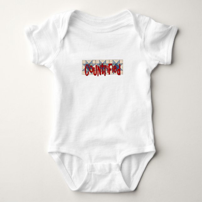 Countrified  baby bodysuit (Front)