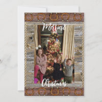 Country and Western Christmas Personalized Photo  