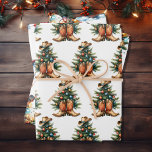 Country and Western Rustic Christmas Wrapping Paper Sheet<br><div class="desc">Three sheets with differnet patterns in a country and western theme. One has festive horseshoes,  one with a rustic decorated Christmas tree with Cowboy boots and hats and another with cowboy boots and poinsettias.</div>