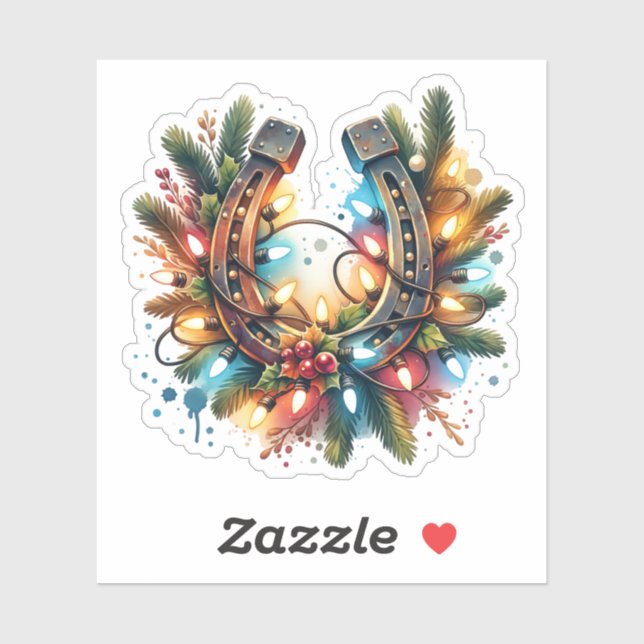 Country and Western Rustic Horseshoe Christmas (Sheet)