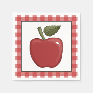 Country apple fruit paper napkins