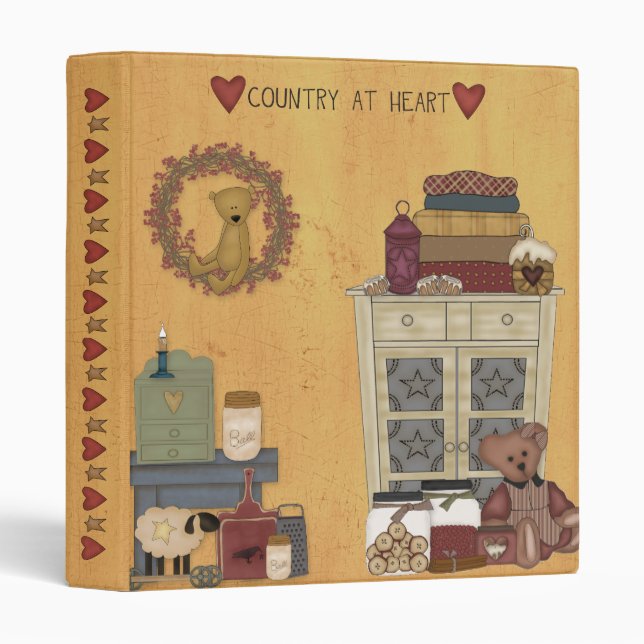 Country at Heart - Country Decor Binder (Front/Spine)