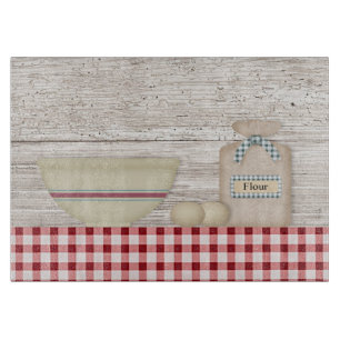 Country Baking Glass Cutting Board