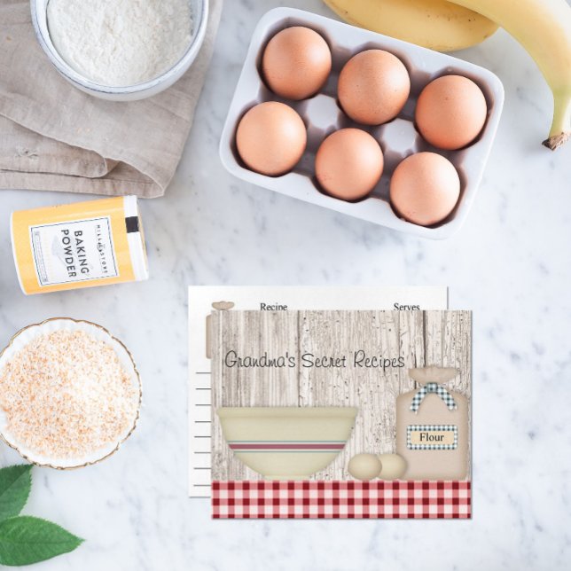 Country Baking Recipe Card (Creator Uploaded)