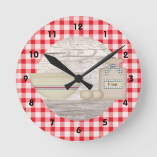 Country Baking Wall Clock
