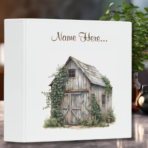 Country Barn Business Personalized Binder