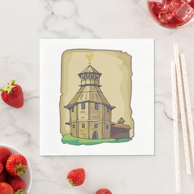 Country Barn House Napkin (Creator Uploaded)