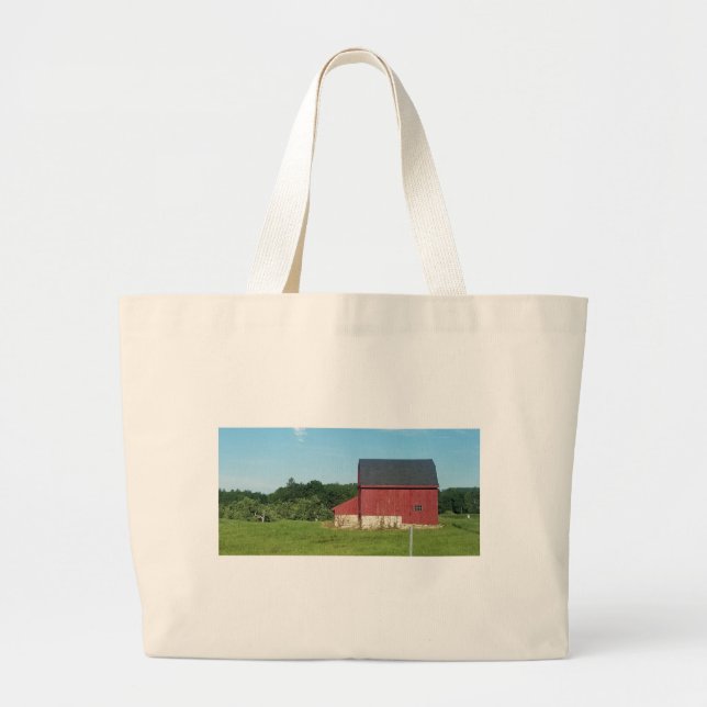 Country Barn Large Tote Bag (Front)