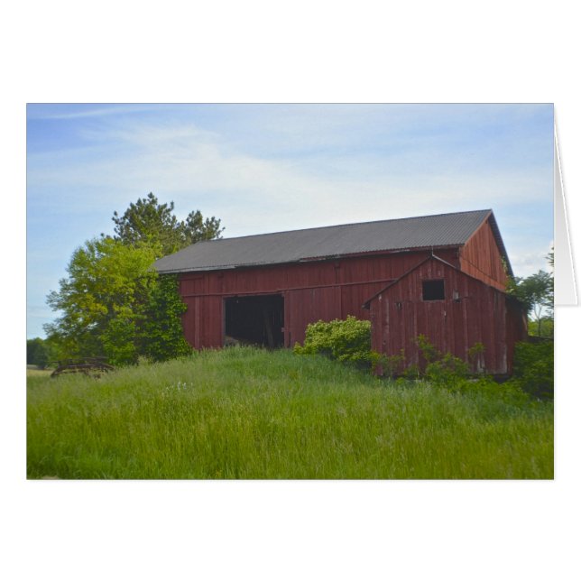 Country Barn Notecard (Front Horizontal)