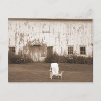 Country Barn Postcard
