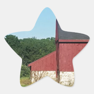Country Barn Star Sticker