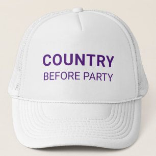 Country Before Party Political Trucker Hat