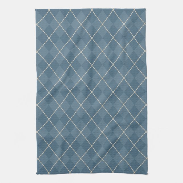 Country Blue Kitchen Towel (Vertical)