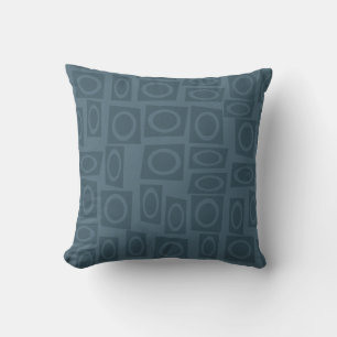 Country Blue on Blue Modern American MOJO Pillow