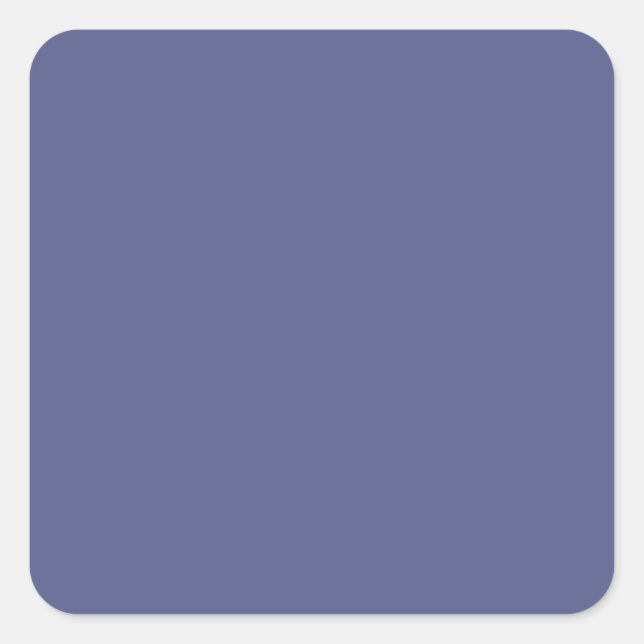 Country Blue Square Sticker (Front)