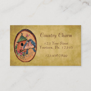 Country Bluebirds Business Card