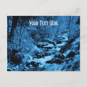 Country Brook Nature Customizable Postcard