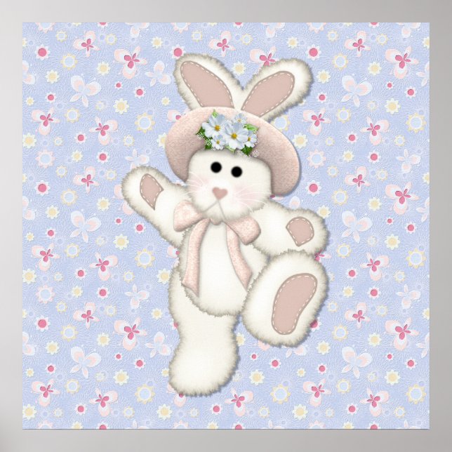 Country Bunny Poster (Front)