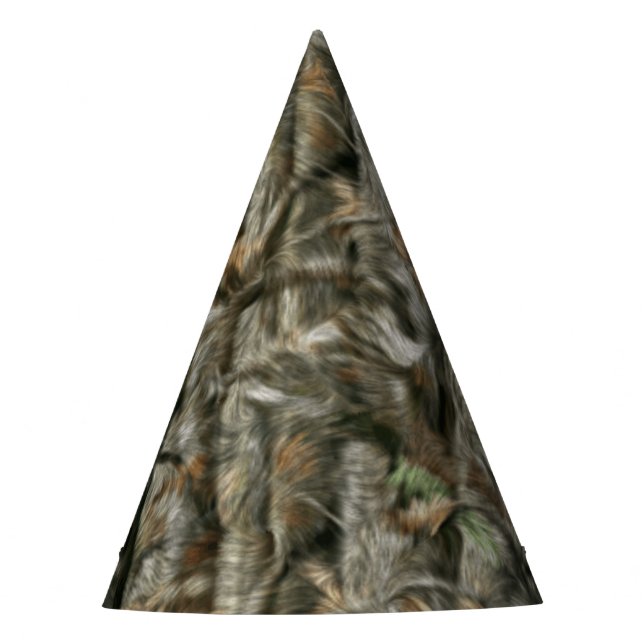 Country Camo Party Birthday Hat (Front)