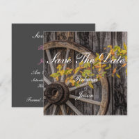 Country Charm - Rustic Western Wagon Wheel