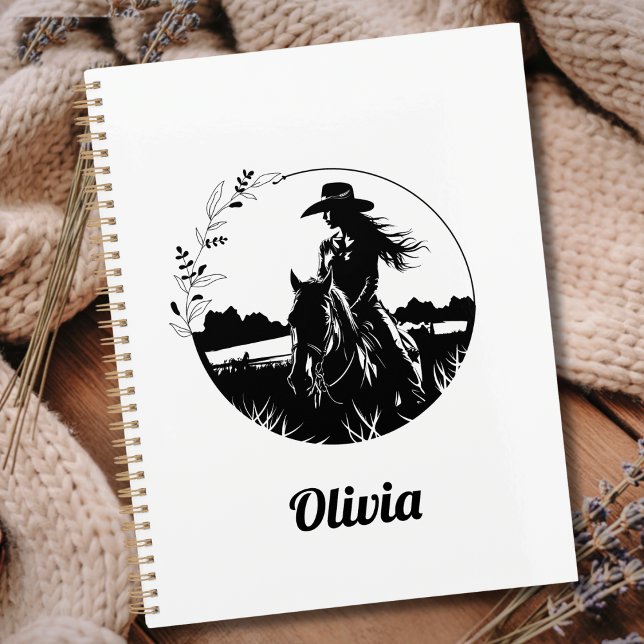 Country Chic Horse Cowgirl Western Personalized Planner (Creator Uploaded)