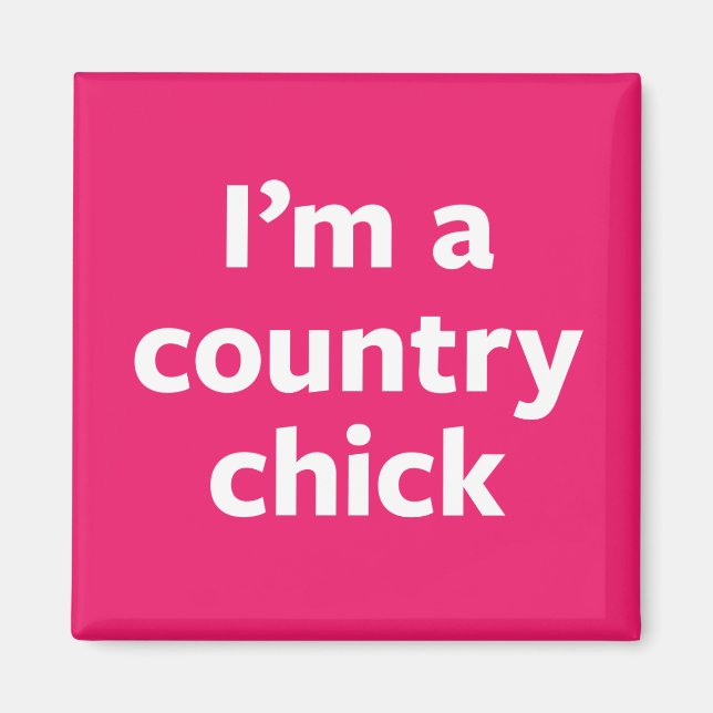 Country Chick Magnet (Front)