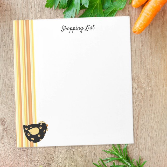 Country Chick Shopping List Notepad (Creator Uploaded)