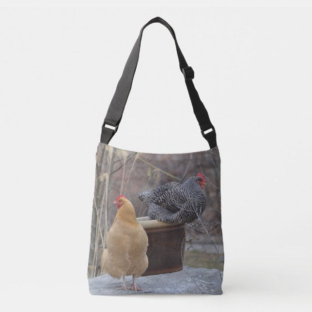 Country Chickens Crossbody Bag (Front)