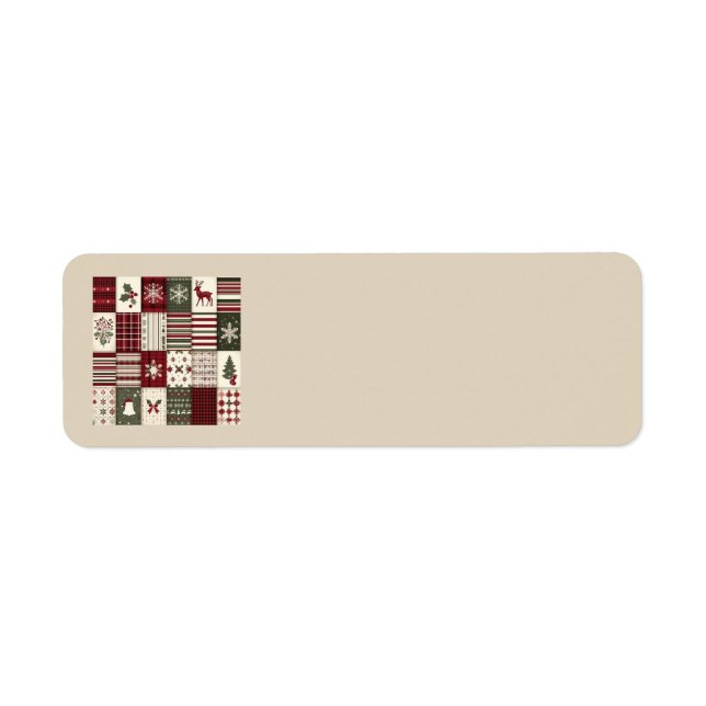 Country Christmas Address Labels (Front)