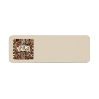 Country Christmas Address Labels