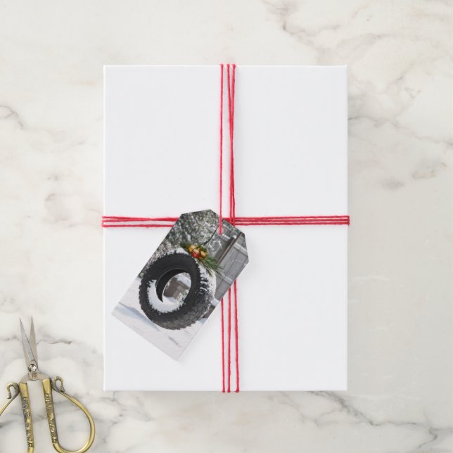 Country Christmas Gift Tags (With Twine)