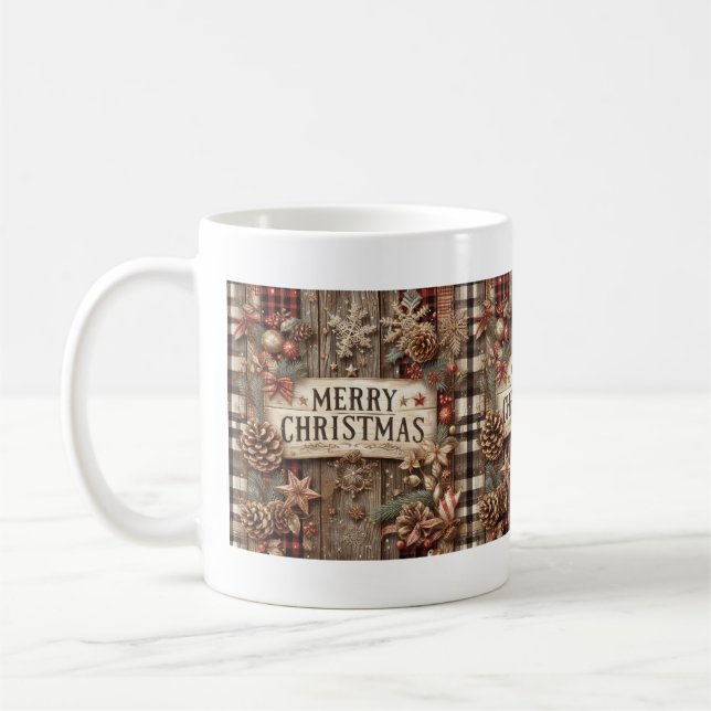 Country Christmas Mug (Left)