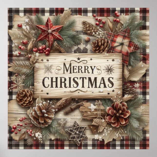 Country Christmas Poster (Front)