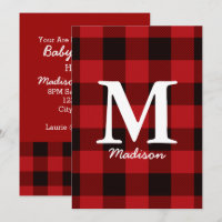 Country Christmas Red buffalo plaid lumberjack