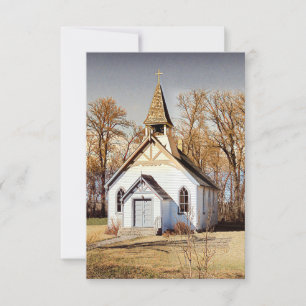 Country Church - Flat Note Card